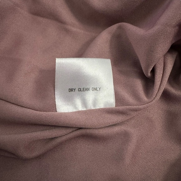 Birdy Grey Gene Dress Dark Mauve Halter Maxi Floor Length Slit Lined Medium - Picture 9 of 12